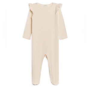 Colored Organics footed romper, 0-3m